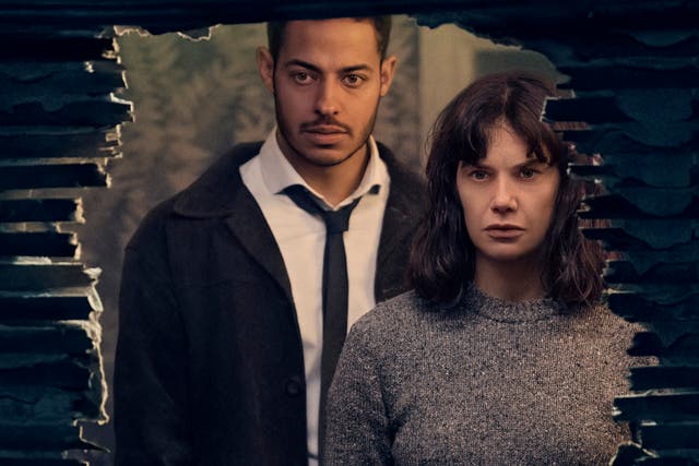 <p>‘Yearning for justice’: Daryl McCormack and Ruth Wilson in the hard-hitting new BBC drama ‘The Woman in the Wall’</p>