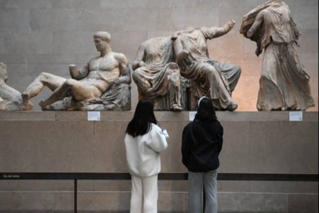 <p>The British Museum houses the Parthenon Marbles, also known as the Elgin Marbles</p>