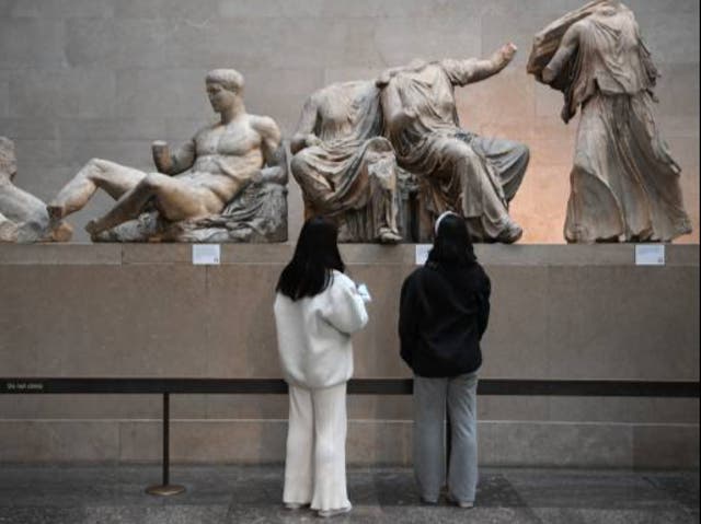 <p>The sculptures are now officially known as the Parthenon marbles</p>