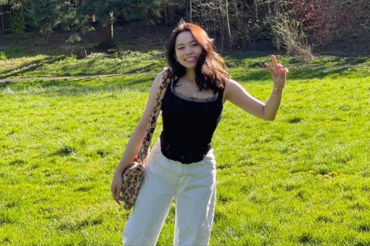 <p>Angelina Tran, a 21-year-old University of Washington student, was allegedly stabbed more than 100 times by her stepfather as she tried to protect her mother</p>