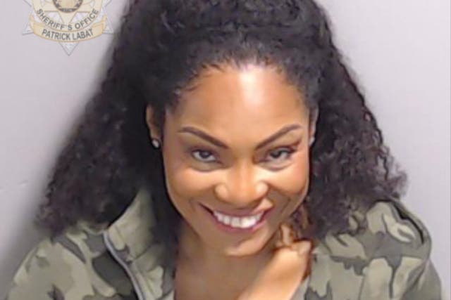 <p>Trevian Kutti is pictured in a booking photo from the Fulton County Sheriff’s Office after she surrendered to authorities in an election interference case in August. </p>
