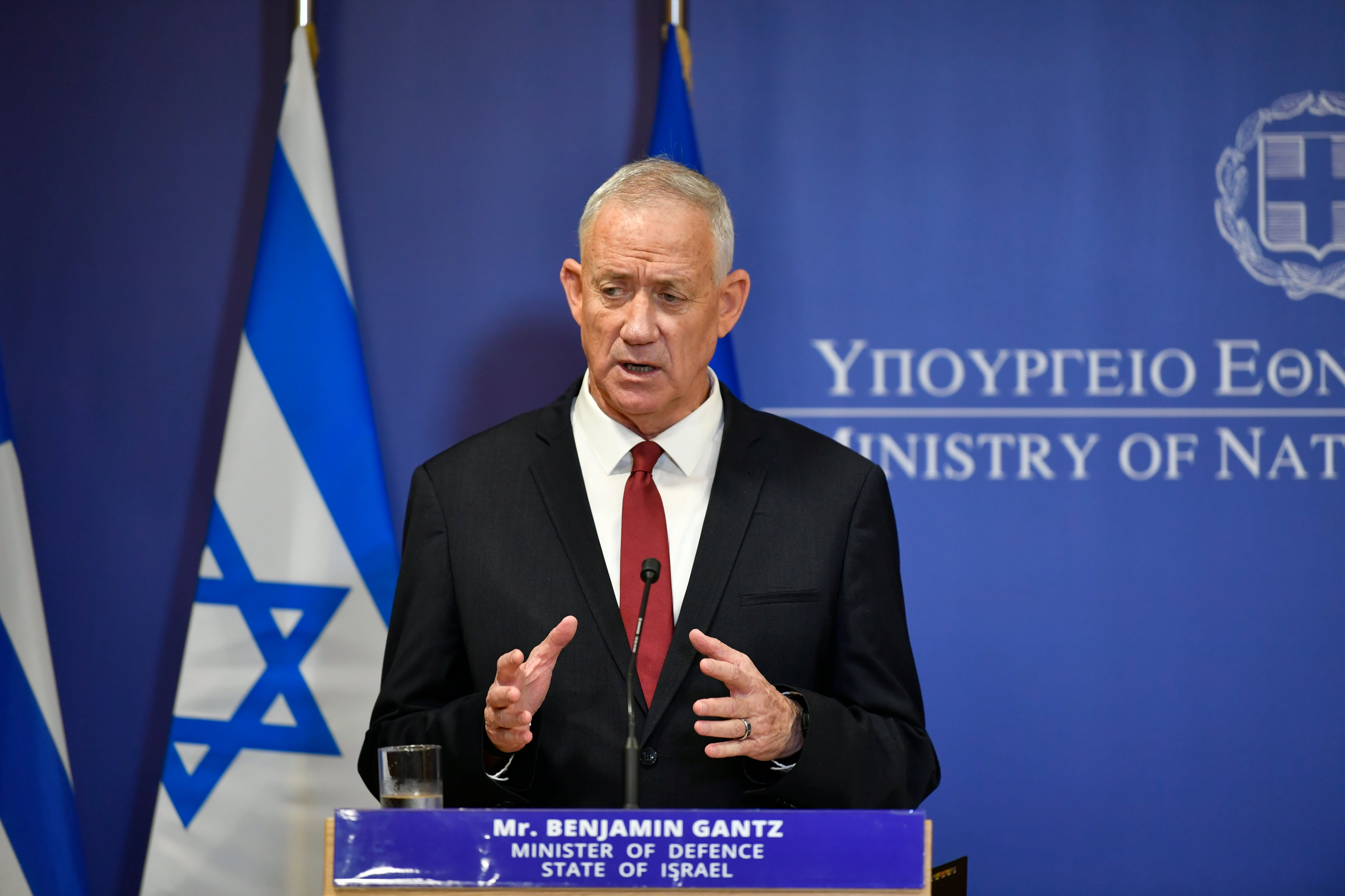 <p>Israeli war cabinet minister Benny Gantz </p>