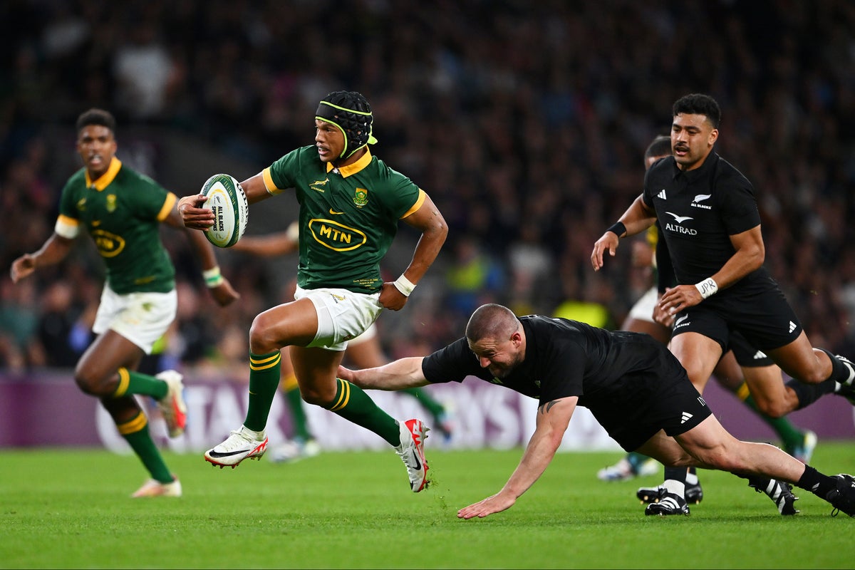 South Africa v New Zealand LIVE: Rugby score and updates from World Cup warm-up at Twickenham