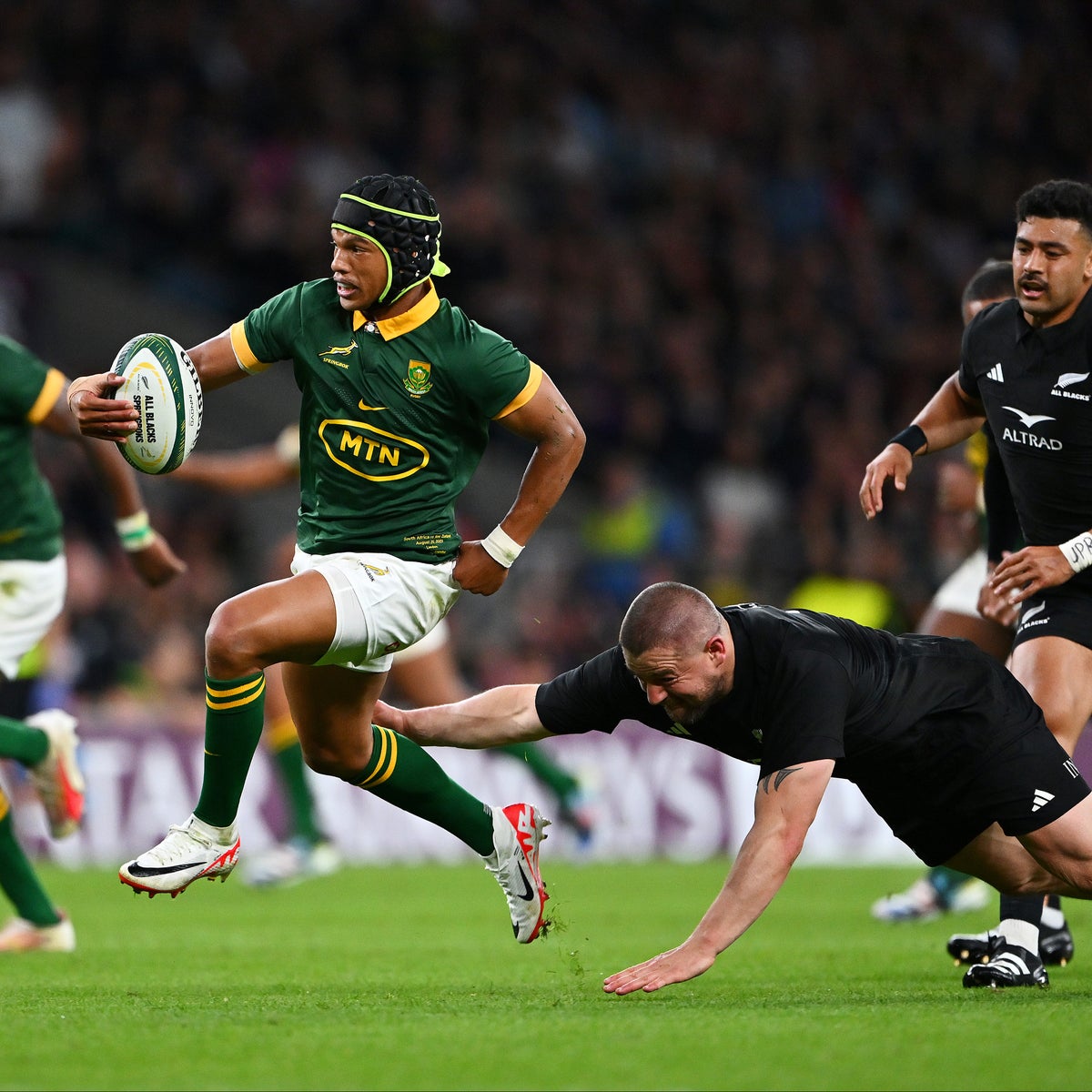 South Africa v New Zealand LIVE: Rugby result and reaction after Springboks thrash All Blacks | The Independent