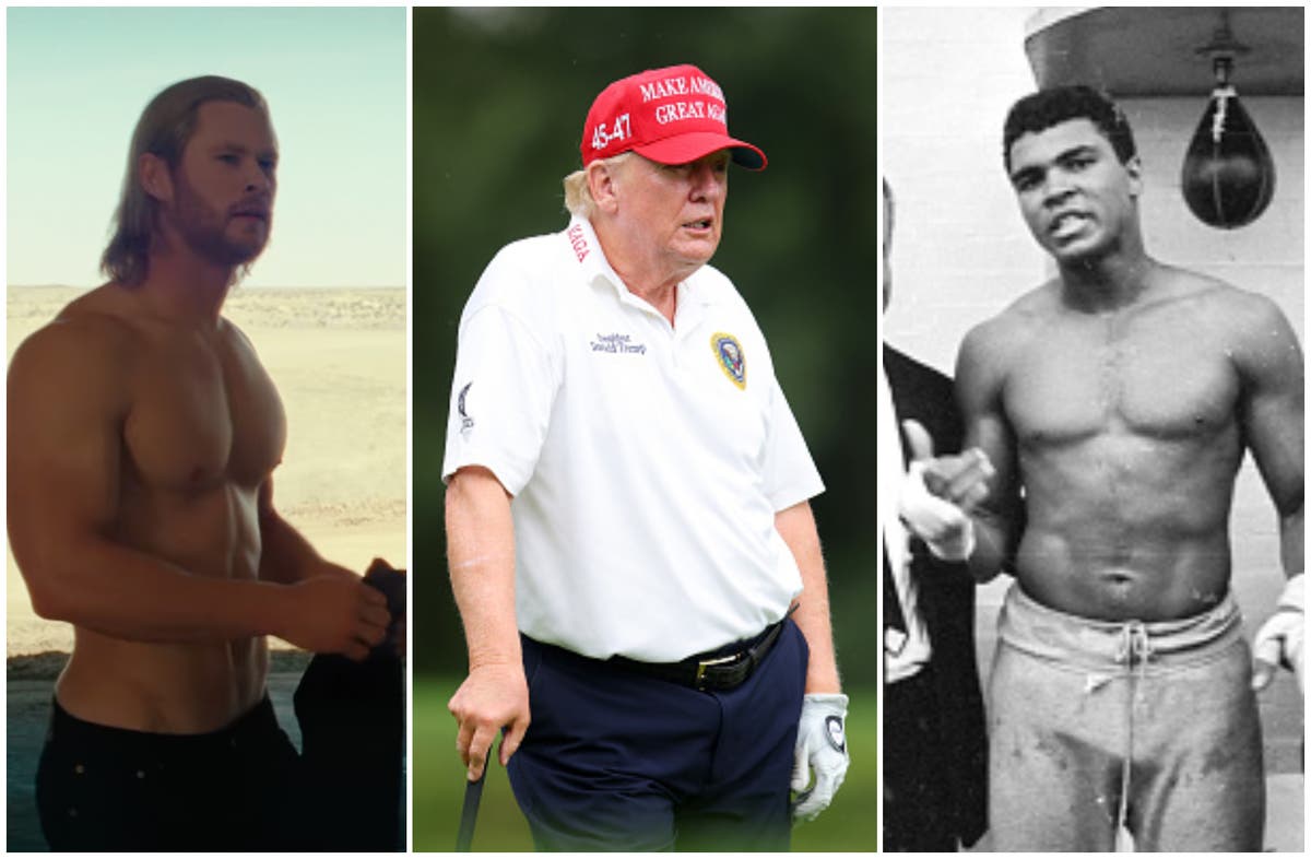 من محمد علي إلى كريس هيمسوورث: مشاهير بنفس طول ووزن ترامب، وفقًا لسجلات السجون