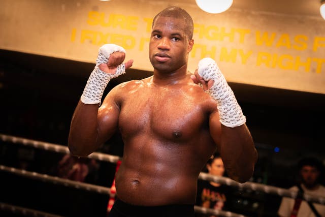 Daniel Dubois will fight for a world title for the first time on Saturday (James Manning/PA)