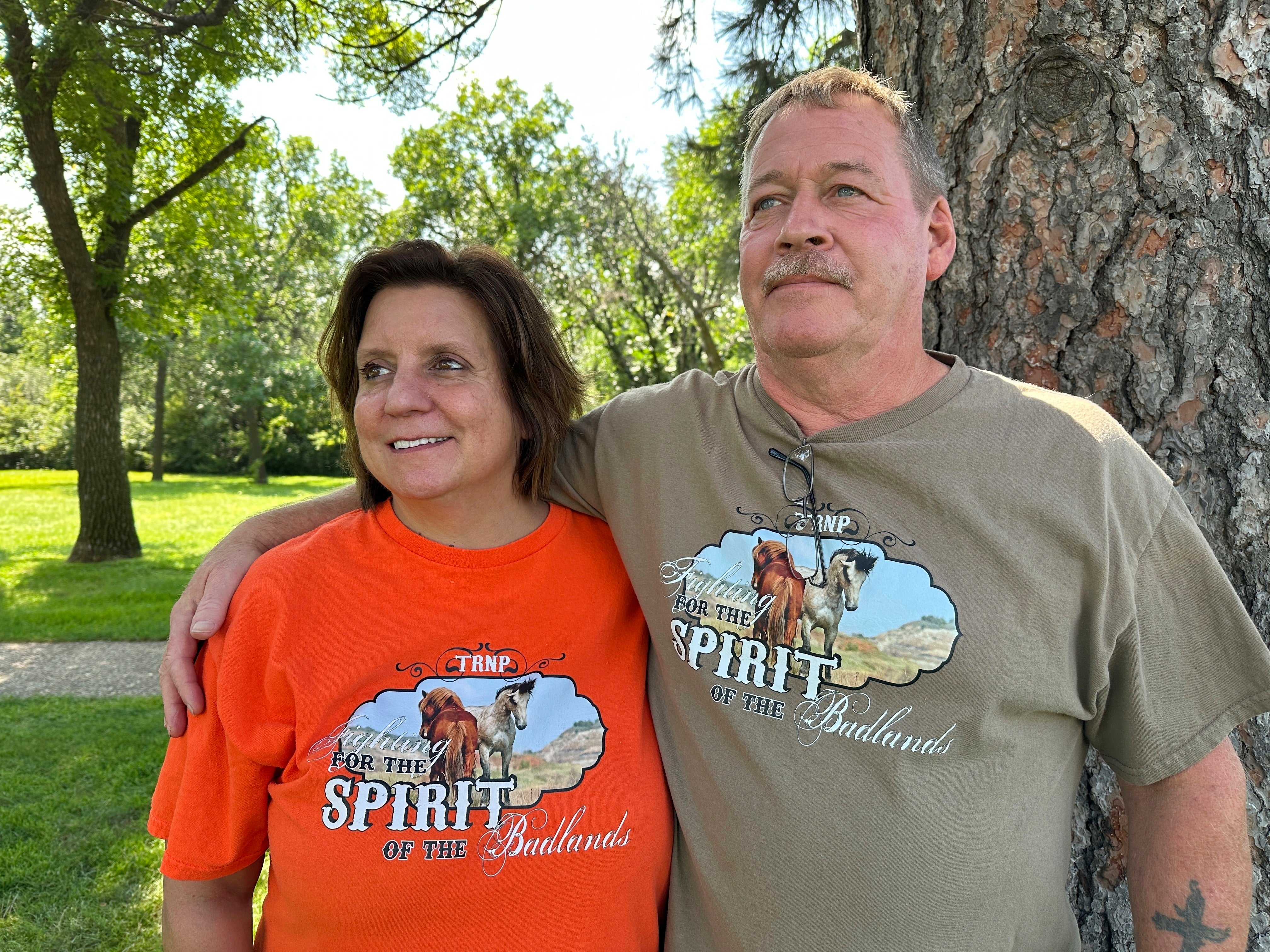 National Park Wild Horses-North Dakota