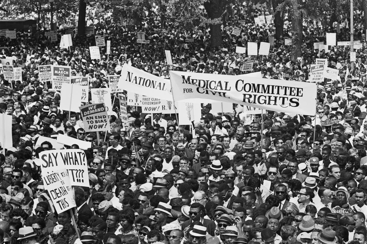 Watch live: Al Sharpton and Martin Luther King III mark anniversary of March on Washington at Lincoln Memorial