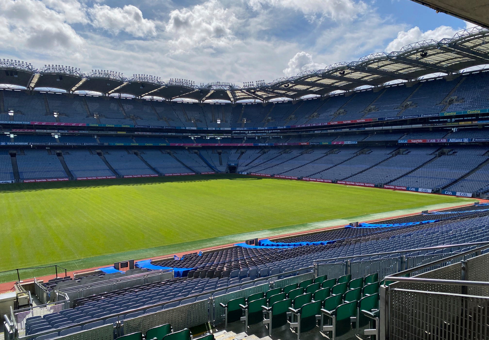 <p>Croke Park could host a fan zone for the Europa League final </p>