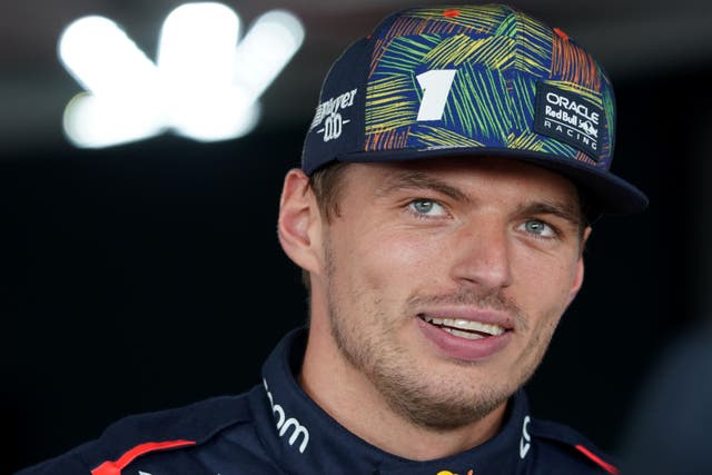 Max Verstappen starts on pole in the Netherlands (Tim Goode/PA)