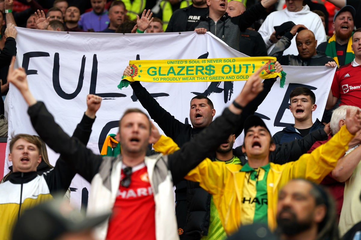 Manchester United fans protest against Glazers’ ownership during mass sit-in