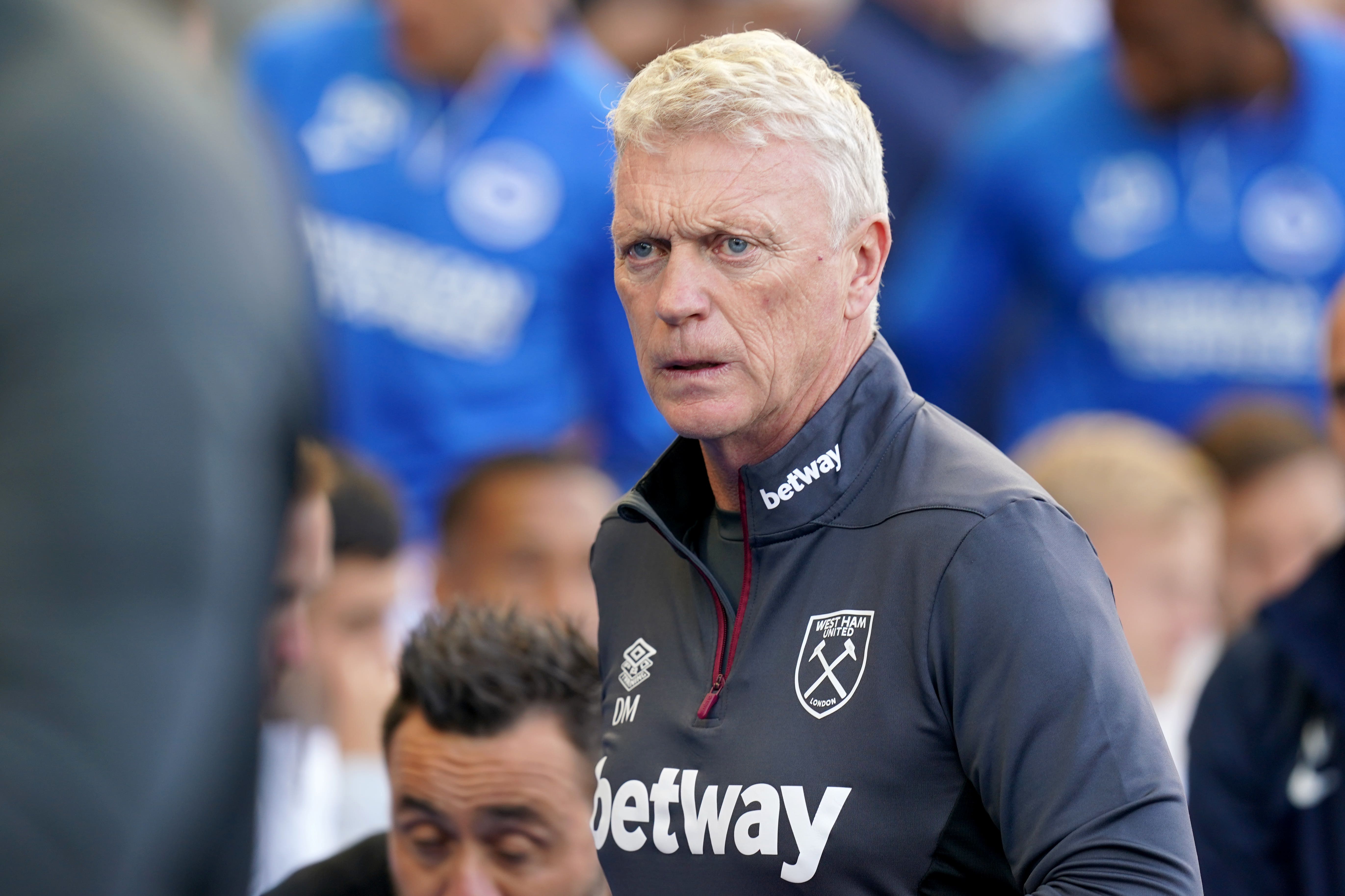 David Moyes’ West Ham moved to the top of the Premier League (Gareth Fuller/PA)