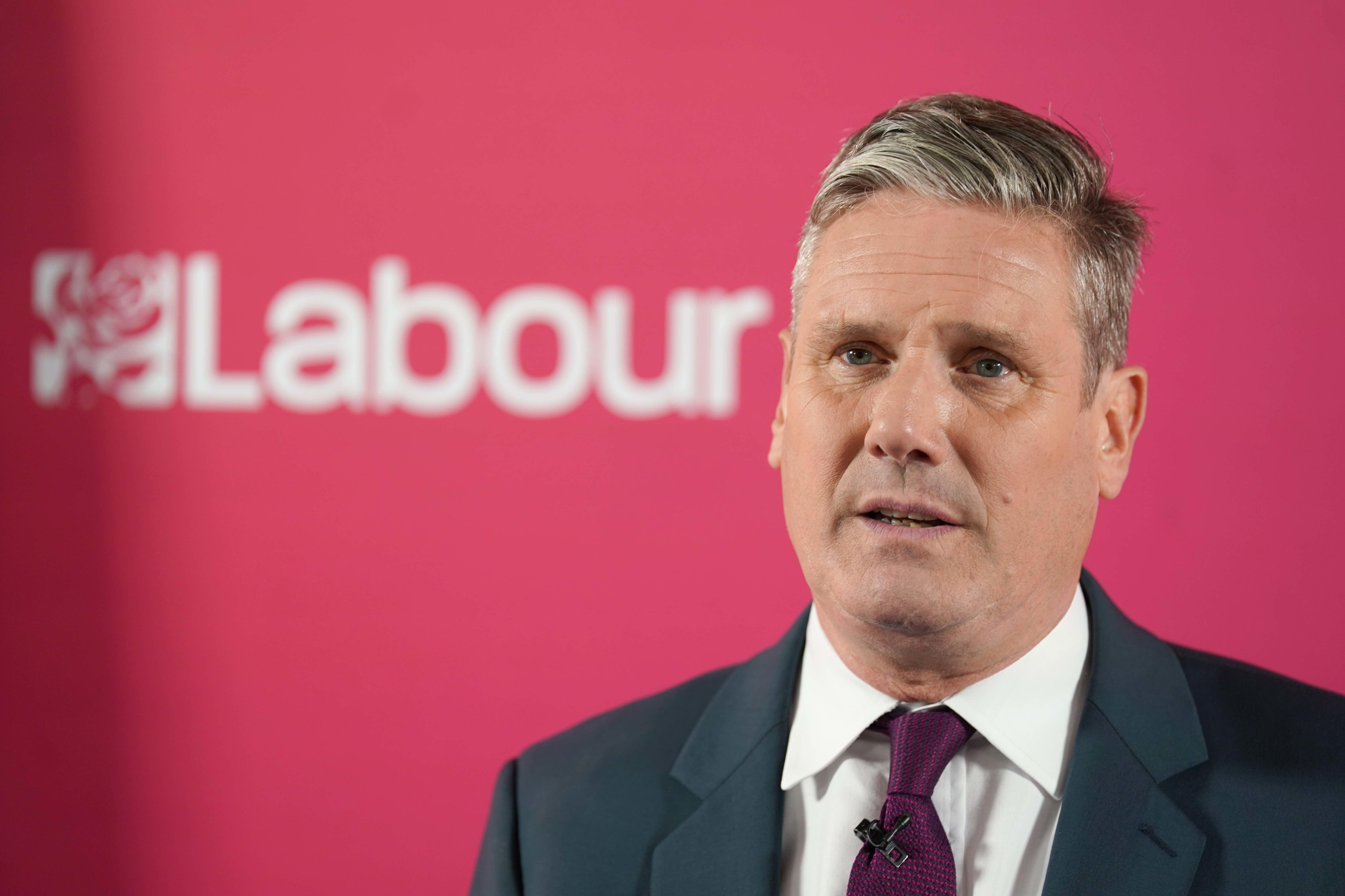 Labour leader Sir Keir Starmer stood by previous versions of the advert (Kirsty O’Connor/PA)