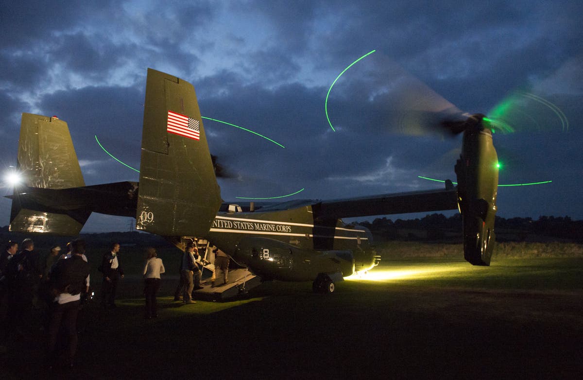 Aircraft with 20 US marines crashes during exercise in Australia’s Northern Territory