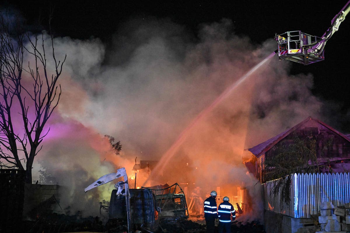 One dead and 57 injured after huge explosion at Romanian petrol station