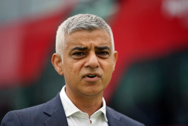 Sadiq Khan has accused the Government of ‘weaponising air pollution’ (Yui Mok/PA)