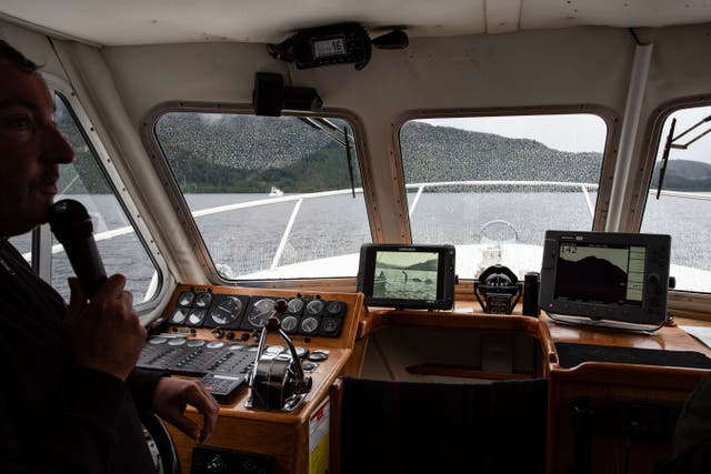 Around 200 people joined one of the biggest searches for the Loch Ness Monster in 50 years (Alison White/PA)