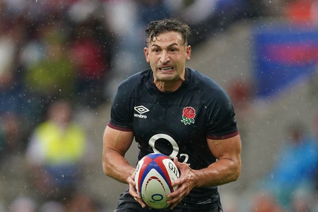 Jonny May, pictured, has replaced Anthony Watson in England’s World Cup squad (David Davies/PA)