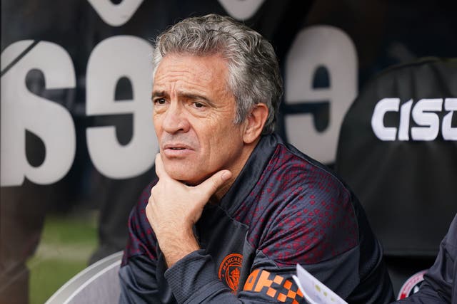 Juanma Lillo covered for an absent Pep Guardiola (Mike Egerton/PA)