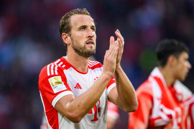 Harry Kane rounded off a great week with two goals for Bayern Munich (Tom Weller/AP)
