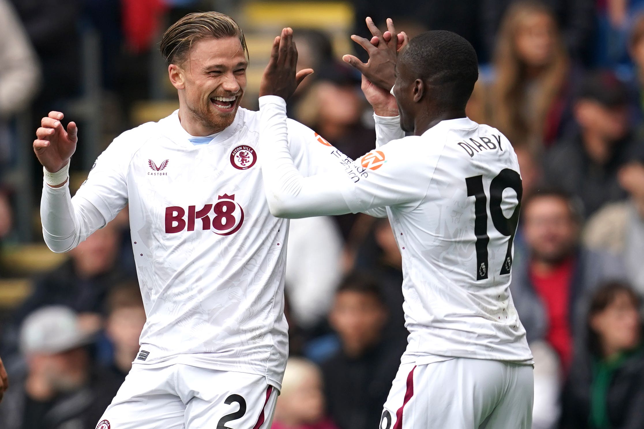 Aston Villa’s 3-1 win at Burnley was marred by an attack on the team bus (Nick Potts/PA)