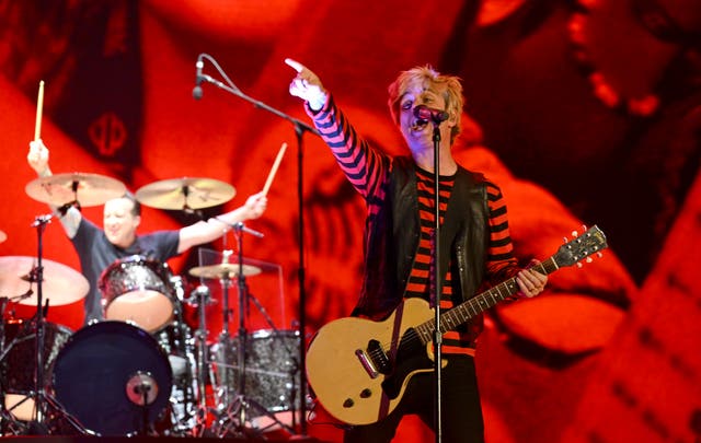 <p>Green Day perform onstage during the Harley-Davidson's Homecoming Festival - Day 1 at Veterans Park on July 14, 2023 in Milwaukee, Wisconsin.</p>