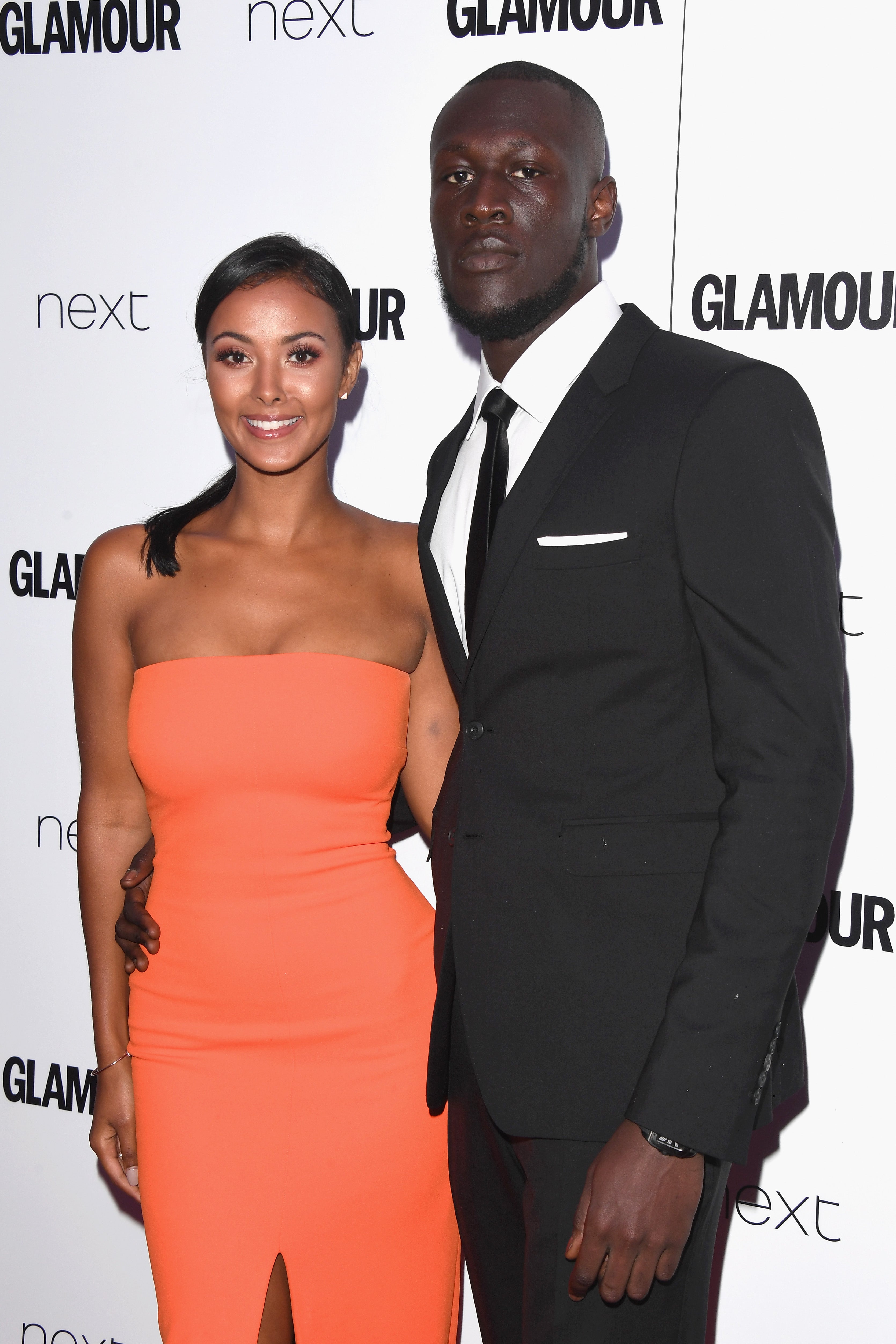 Maya Jama and Stormzy attend the Glamour Women of The Year awards 2017 at Berkeley Square Gardens on June 6, 2017