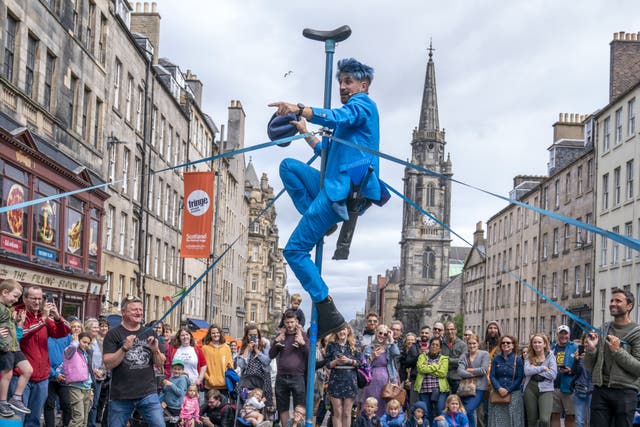 The Edinburgh Festival Fringe ends on August 28 (Jane Barlow/PA)