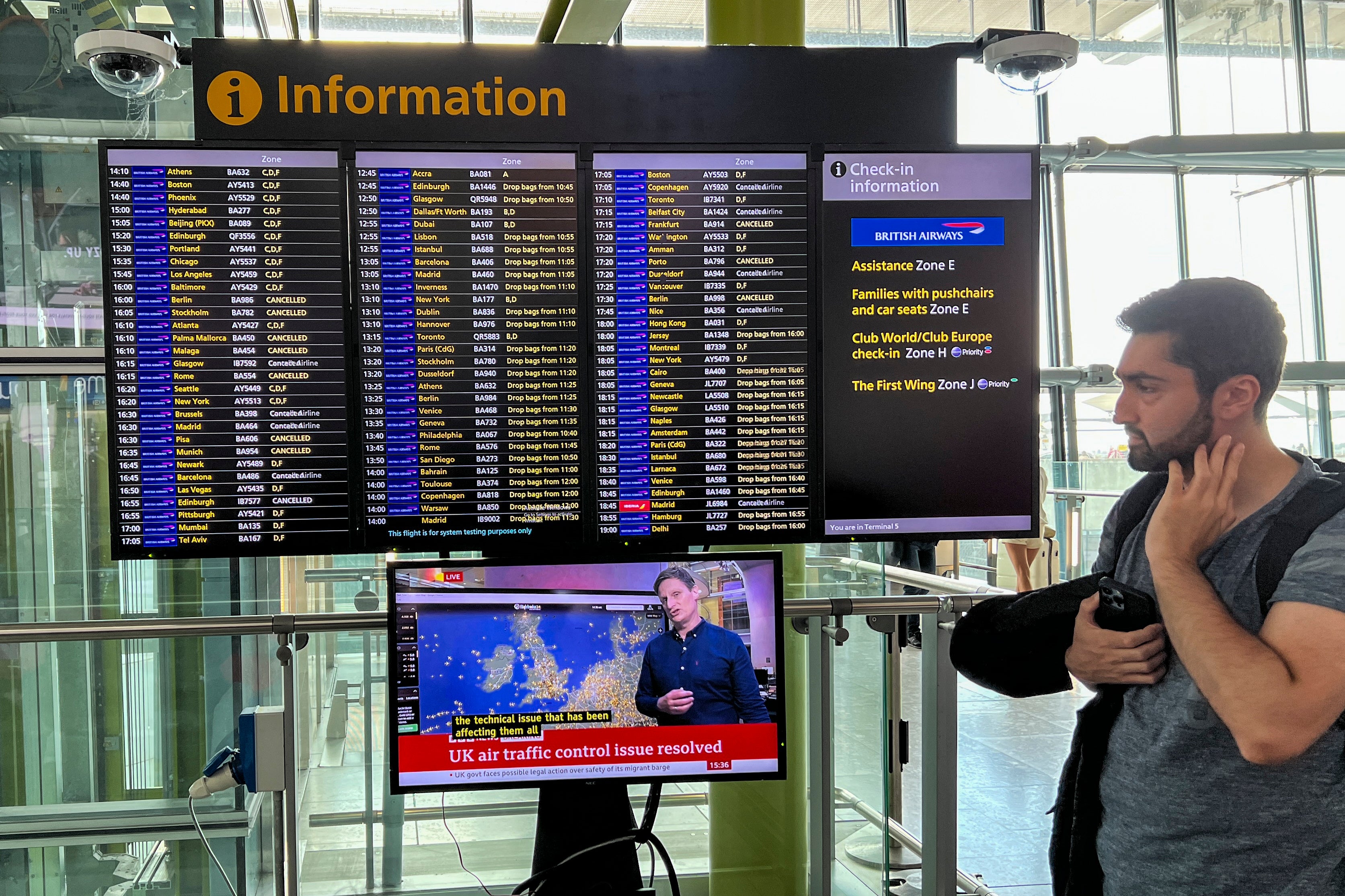 Travel Chaos As Air Traffic Control Meltdown Leaves Hundreds Of ...