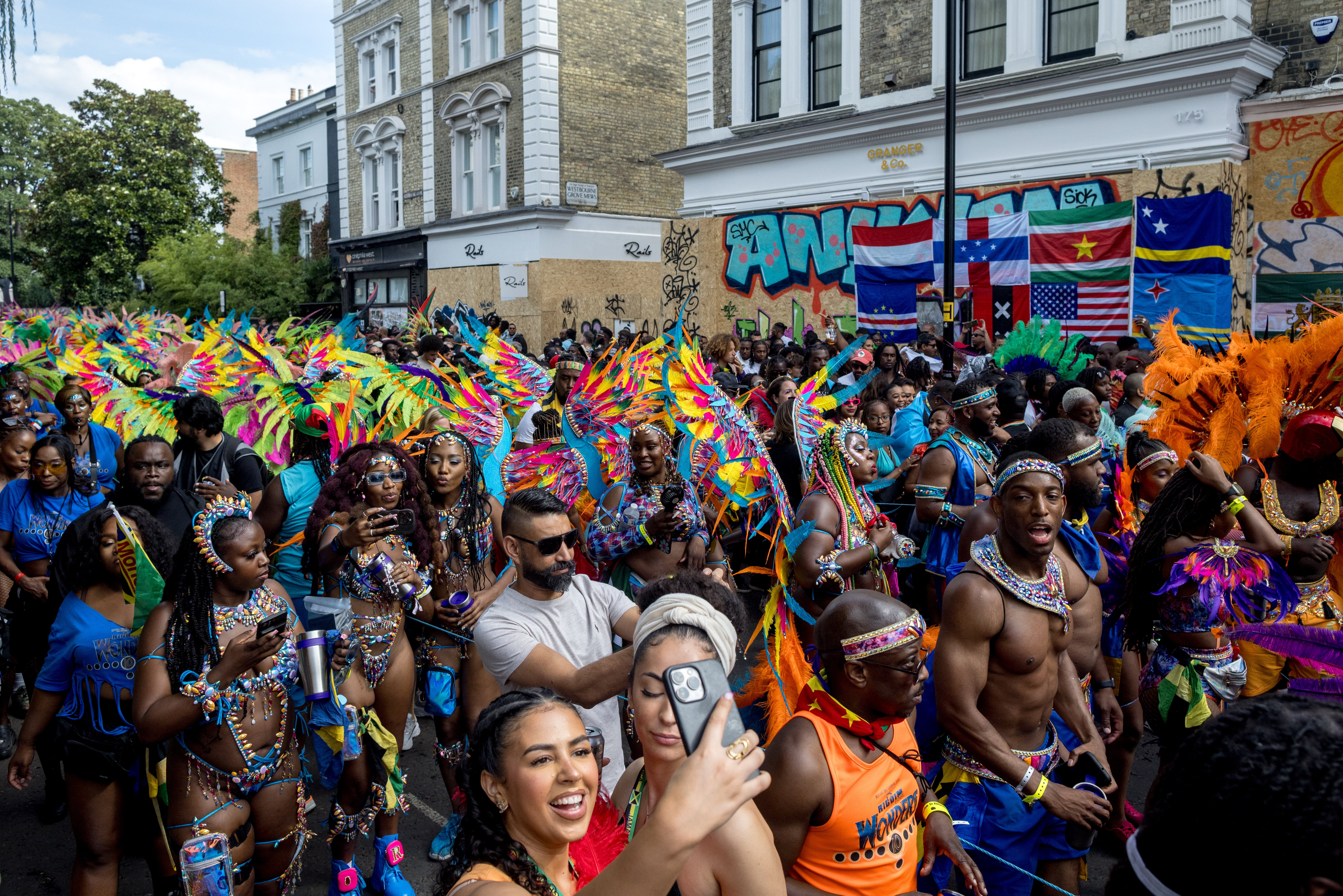 Notting Hill Carnival is a yearly celebration of British African Caribbean and British Indo-Caribbean culture