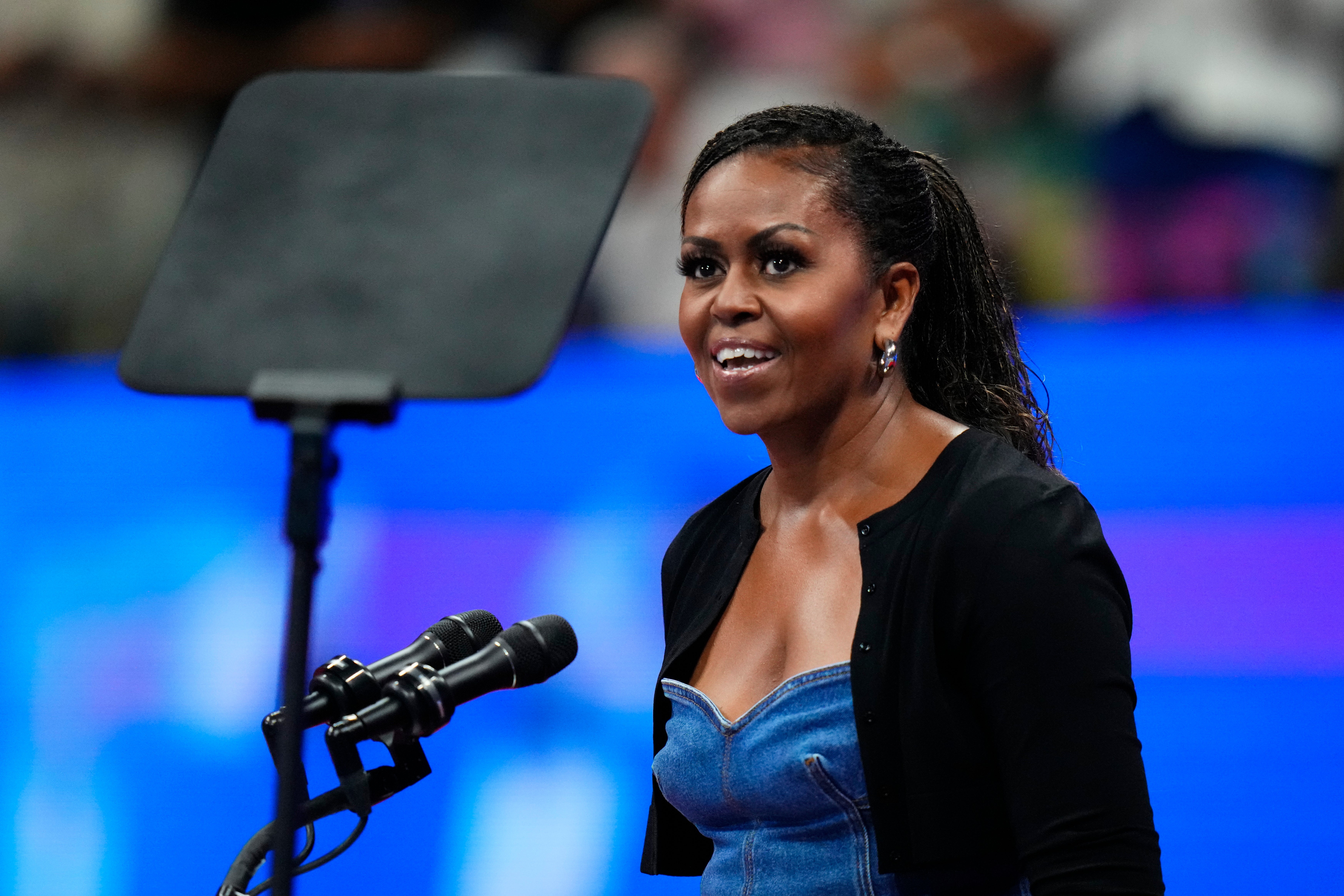 Former first lady Michelle Obama is the only Democrat that could beat Donald Trump in a head-to-head line-up, according to a new poll