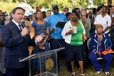 Florida Gov. Ron DeSantis faces Black leaders' anger after racist killings in Jacksonville