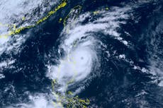 Typhoon Saola heads toward China and Hong Kong after battering Taiwan with heavy rains