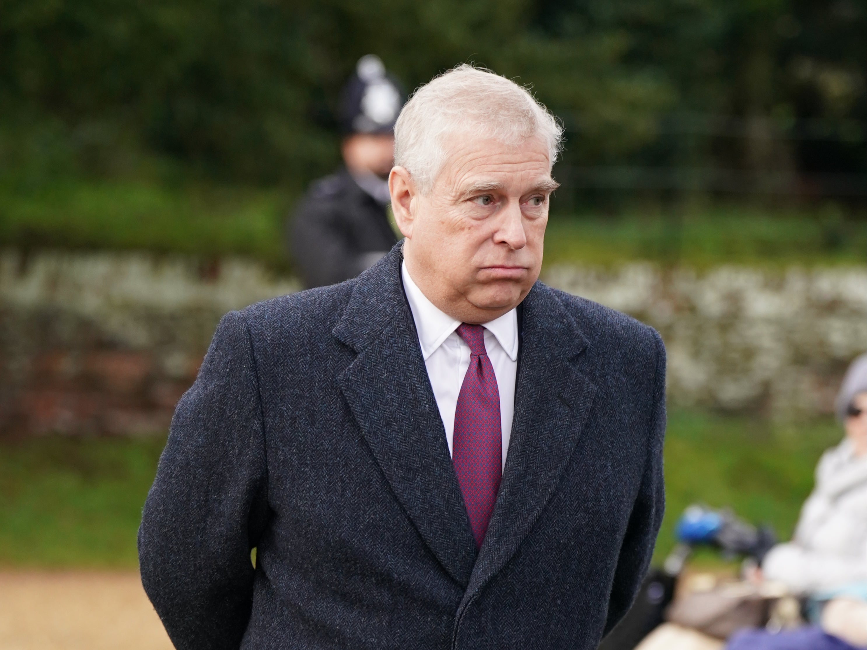 Prince Andrew photographed in December 2022