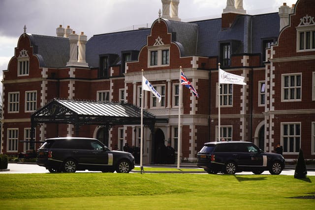 The Fairmont Windsor Park Hotel played host to the signing of the Brexit deal in February (Aaron Chown/PA)