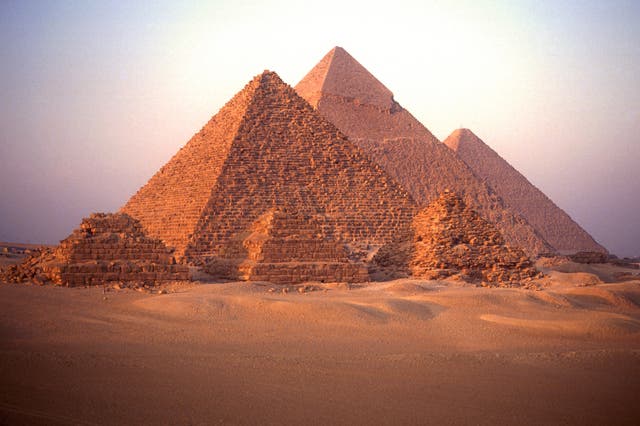 <p>The Great Pyramids of Giza remain Egypt’s most symbolic site</p>