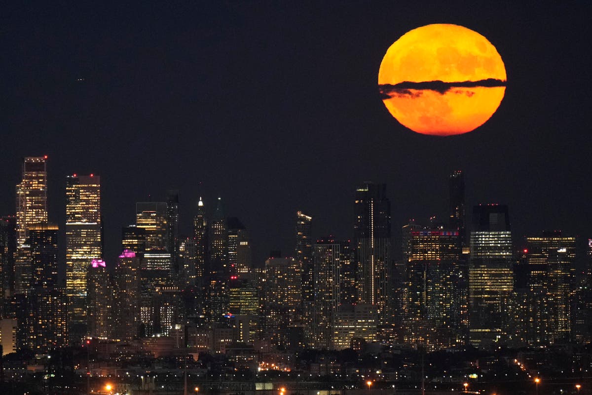 Rare blue supermoon brightens the night sky this week in the closest
