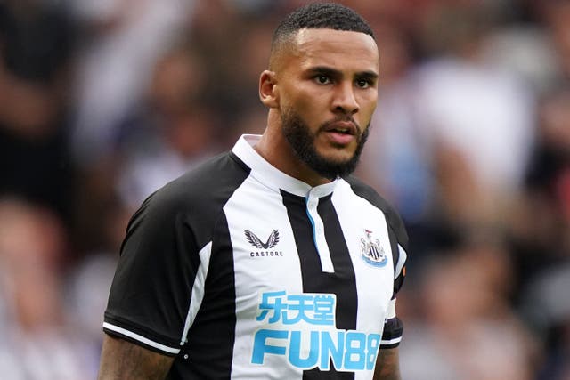 Newcastle United’s Jamaal Lascelles, whose group was said to have been attacked on a night out in the city (Tim Goode/PA)