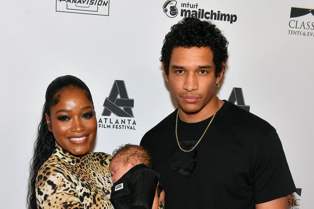 <p>Keke Palmer and Darius Jackson and their son, Leo</p>