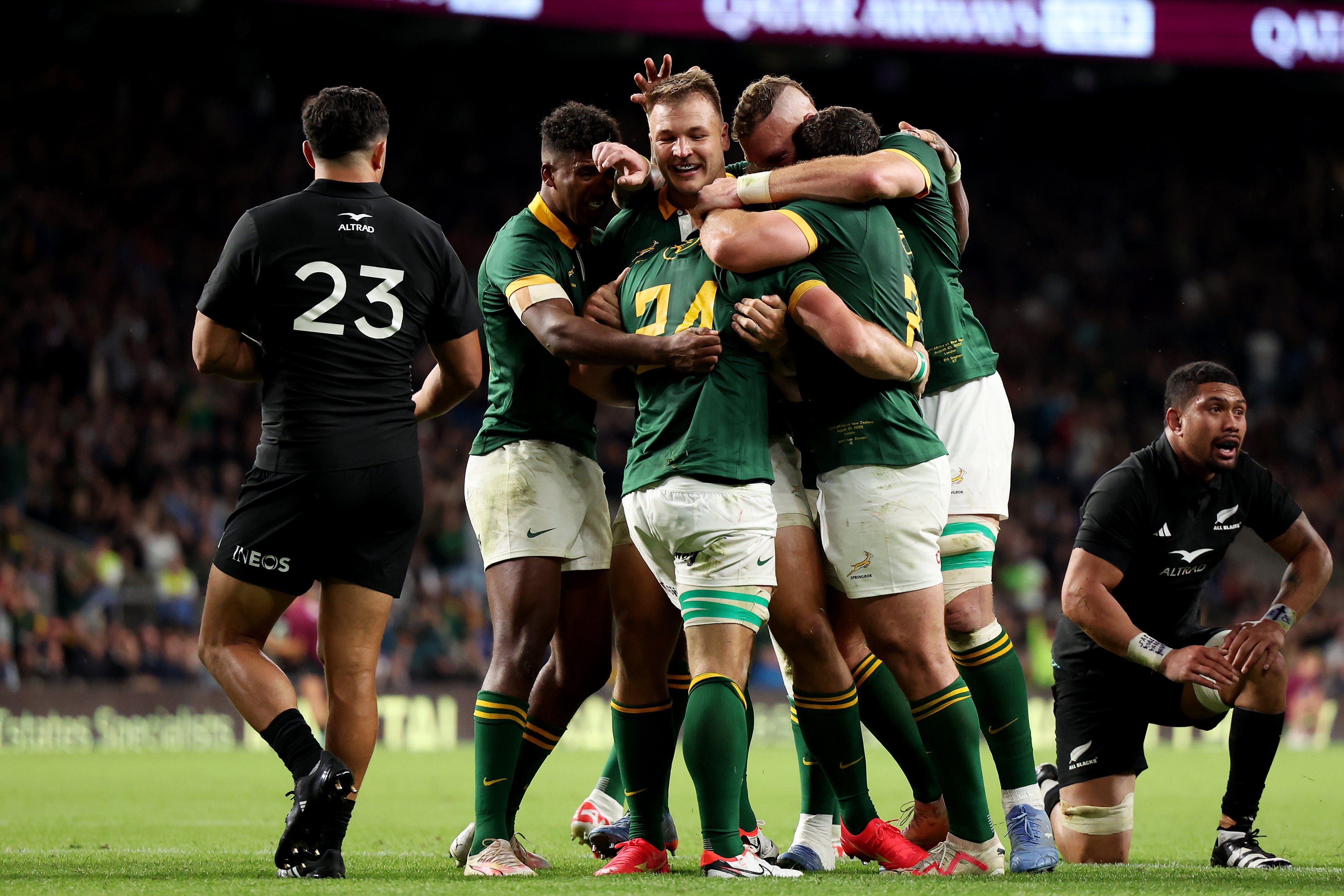 South Africa accused of abusing the bench in record All Blacks win The Independent