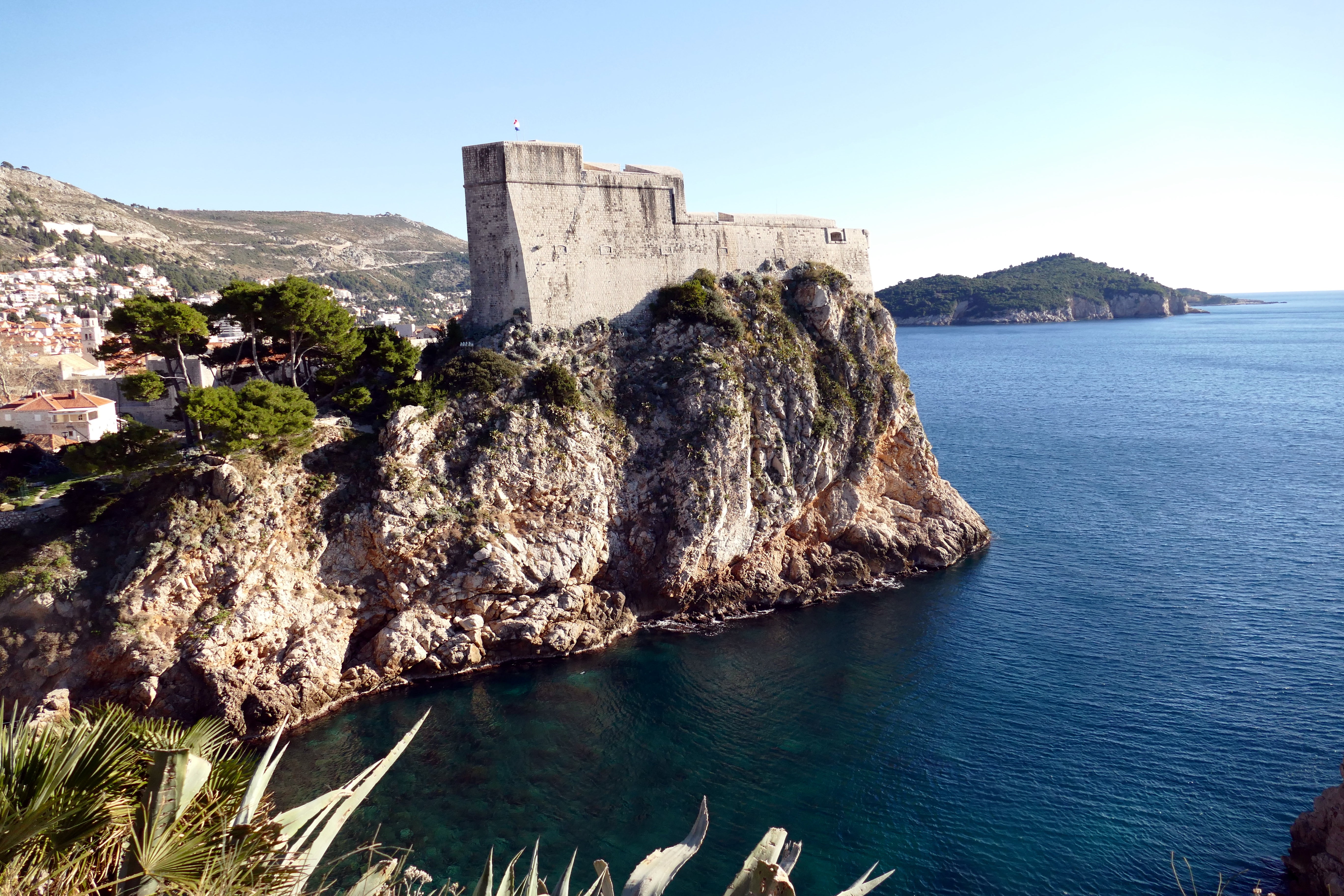 Used as a filming location for Game of Thrones, Fort Lovrijenac and the surrounding Pile Gate is popular with tourist