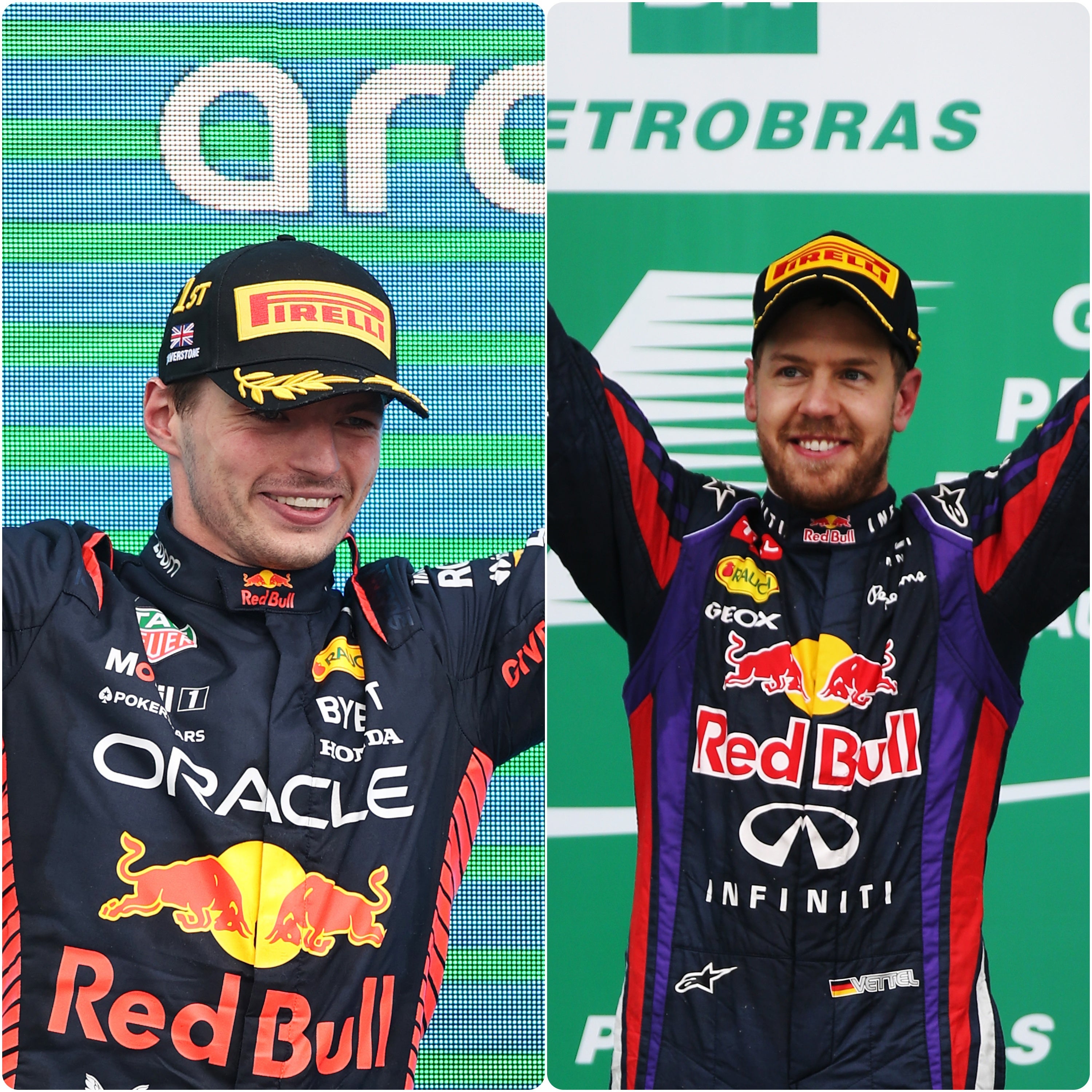 <p>Max Verstappen and Sebastian Vettel are joint-top for most consecutive race wins in Formula 1 </p>