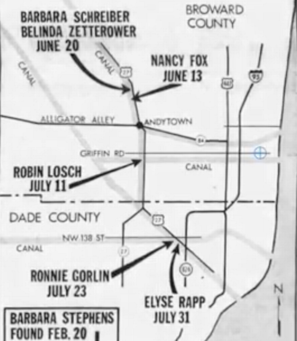 Detective Gianino said they are also looking at any possible connection between Keebler and the unsolved killings of several other women in the Broward and Miami-Dade area, from 1975 to 1976, known as the Flat Tire murders.