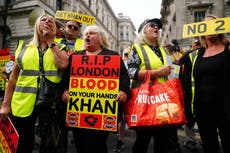 Ulez expansion sees cameras destroyed and police scuffle with furious protesters