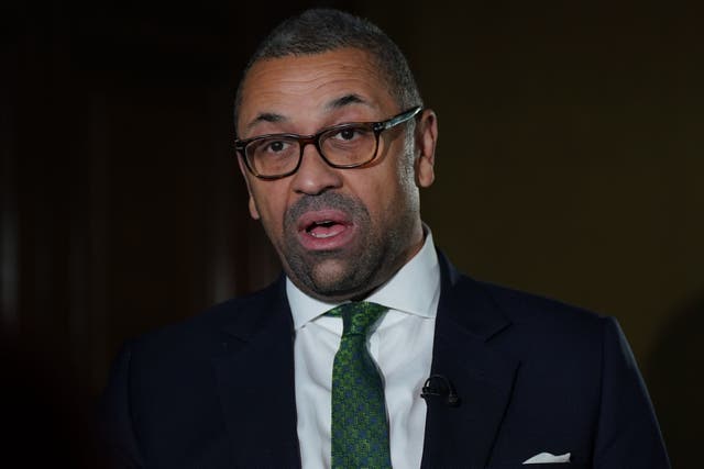 James Cleverly will be the first UK Foreign Secretary to visit China in more than five years (Yui Mok/PA)