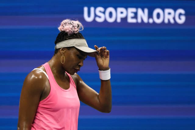 Venus Williams bowed out in round one (Jason DeCrow/AP)