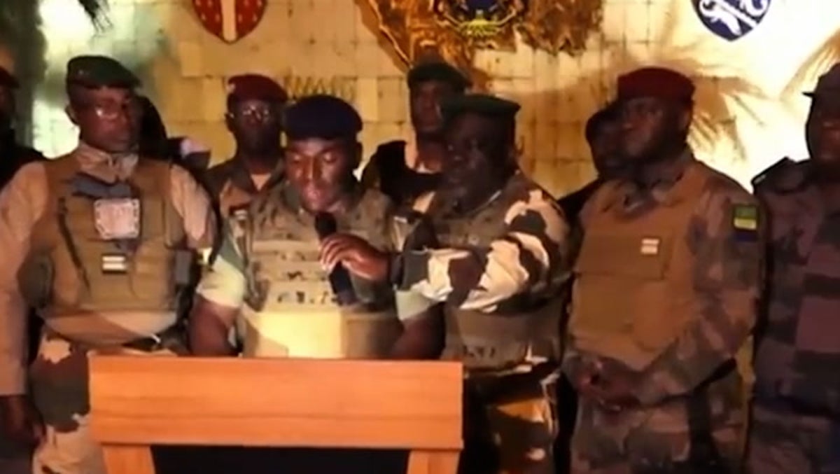 Gabon coup – live: Military claims to have seized power after Ali Bongo wins disputed presidential election