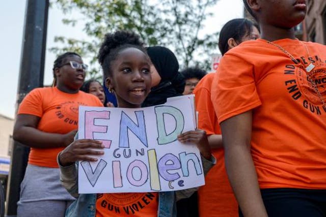 <p>File photo: Launch Expeditionary Charter School students participate in a walkout to end gun violence and to mark National Gun Violence Awareness Day on 2 June 2023 </p>