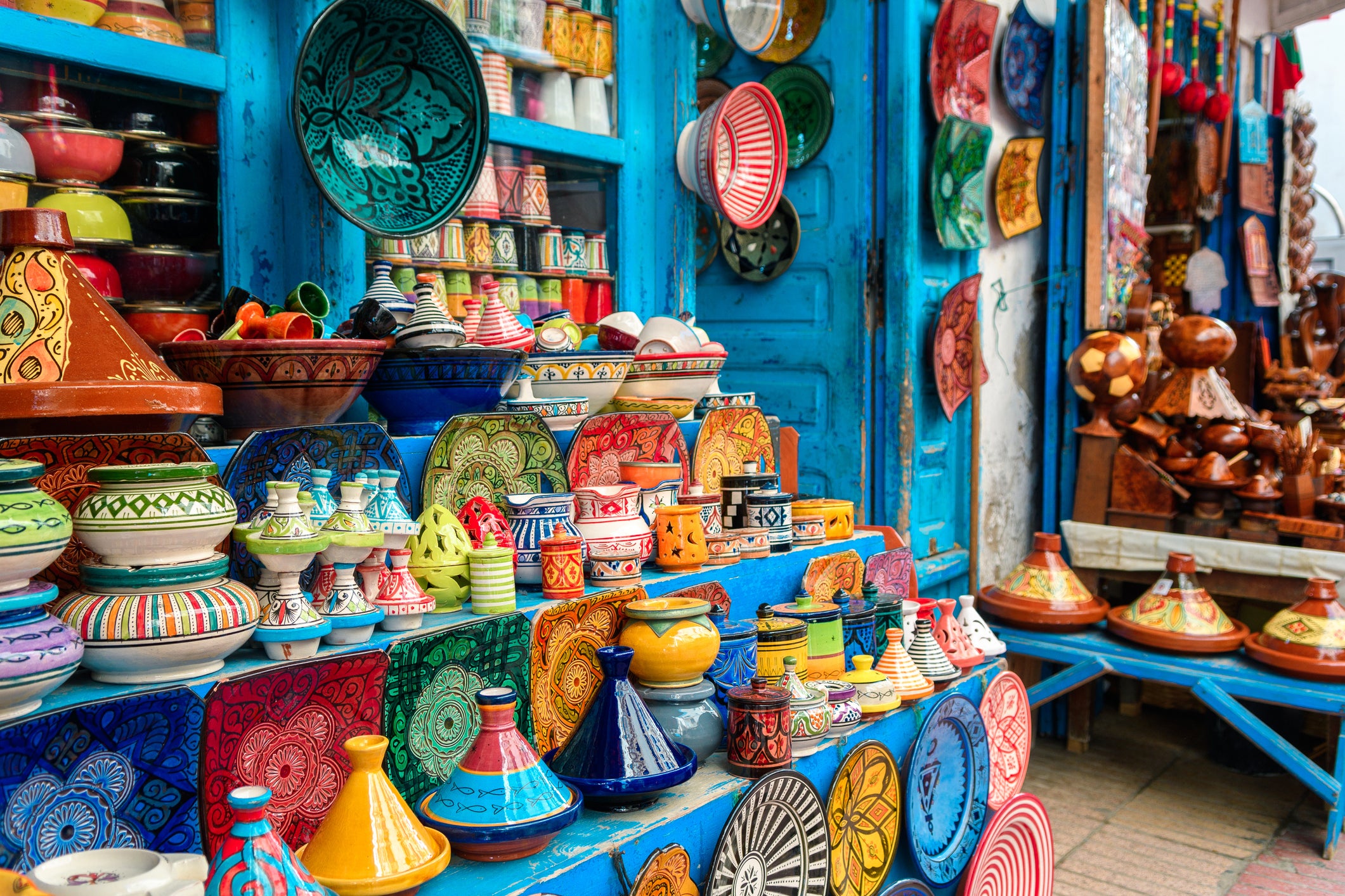Dynamic, multicolour landscapes in Marrakech inspire budding artists
