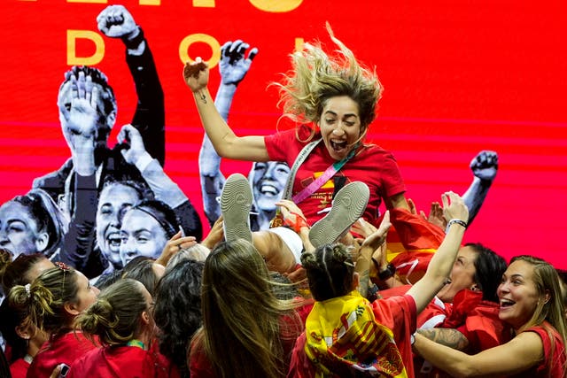 <p>Spain women won the Women’s World Cup in August </p>